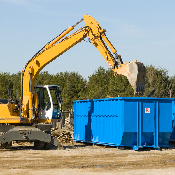 are there any restrictions on where a residential dumpster can be placed in Giles County Virginia